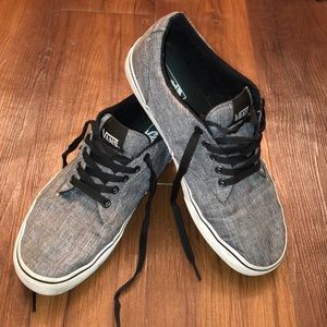 Men’s US 9.5 Vans brushed grey